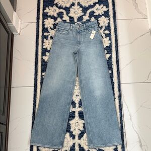 PAIGE Light Blue Flare & Wide Leg Jeans